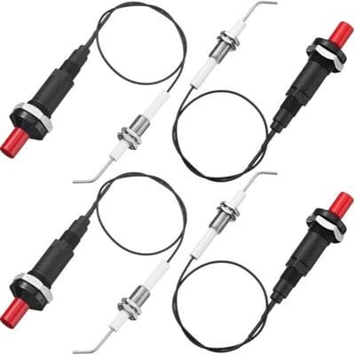 4 pietsosytytintä, 30 cm keraaminen elektrodi