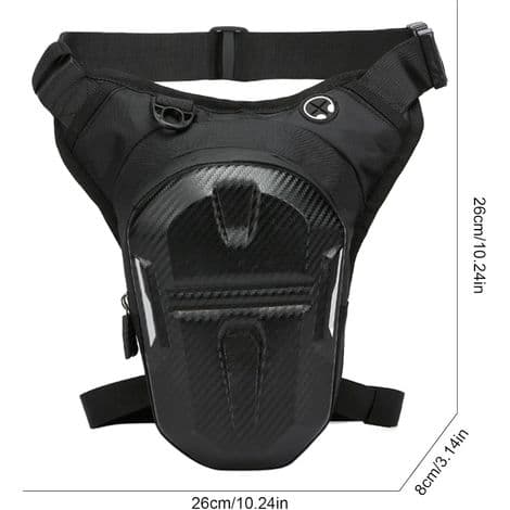 Motorcycle Leg Bag for Men, with Leg Strap, Bag