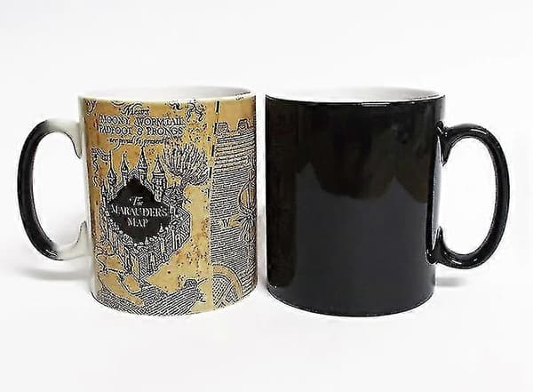 Light Magic Marauders Map 33 cl Färgskiftande Mugg Känslig Keramisk Kaffe Te Muggar Kopp Bästa Presenten Till Vänner