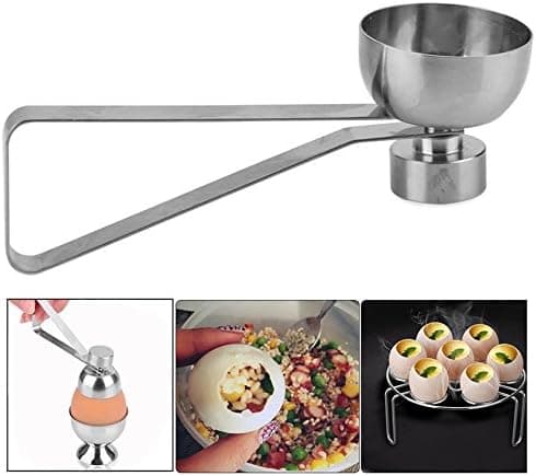 Eggkoker, eggåpner og skjærer for hard- og bløtkokte egg