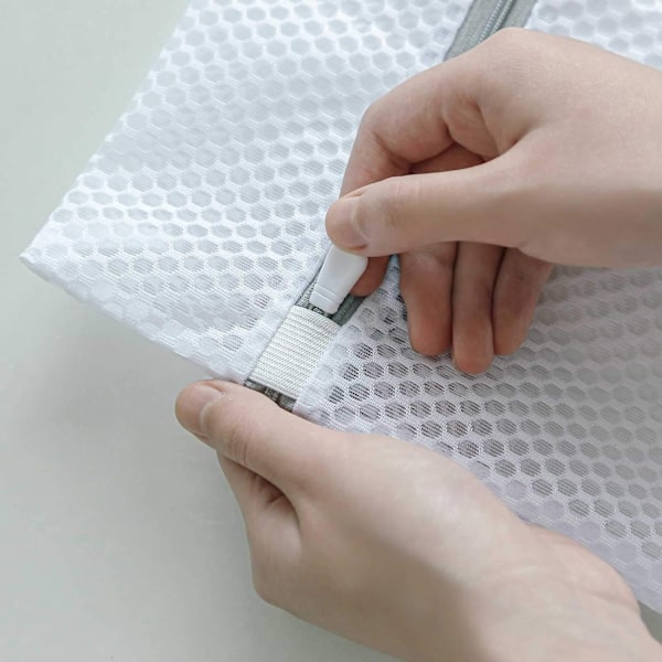 2 XX-Store Honeycomb Delicatesposer for Vaskemaskin, 24 x 24 Tommer Lingeriposer for Vask, Reiseoppbevaring Organiseringspose for Bomulls Klær