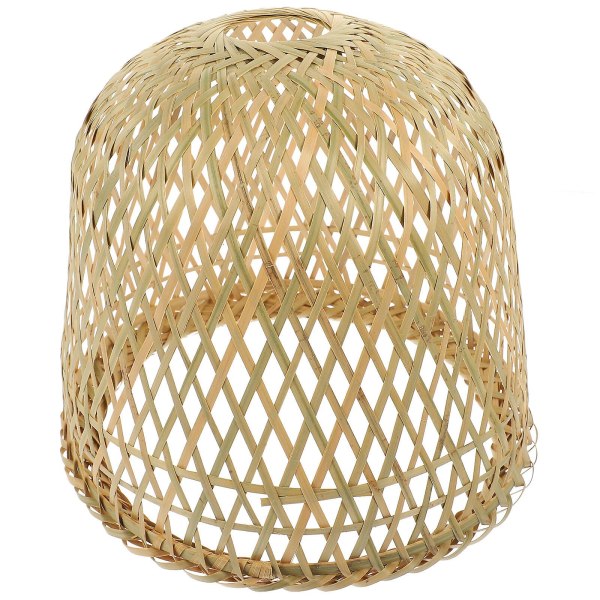 Rattanlampa Taklampa Skärm Modern Lampskärm Bordlampa Skydd Chandelier Lampskärm Khaki 25x25x19cm Khaki 25x25x19cm