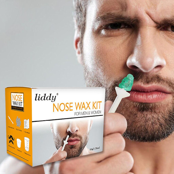 Natural, Gentle, Safe and Quick Nose Waxing for Nose Hair Removal for Men and Women