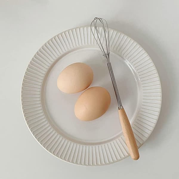 2-pakning liten visp, rustfritt stål, trådpisk, matlagingsskummer for omrøring, visping, blanding av ingredienser, sauser