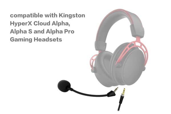 Erstatningsmikrofon til spil til HyperX Cloud Alpha Gaming Headset