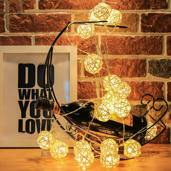 7m 50 Ljus Solcellsdrivna String Lights - Varmvit - Festival Utomhus Dekorativa Lampsträngar