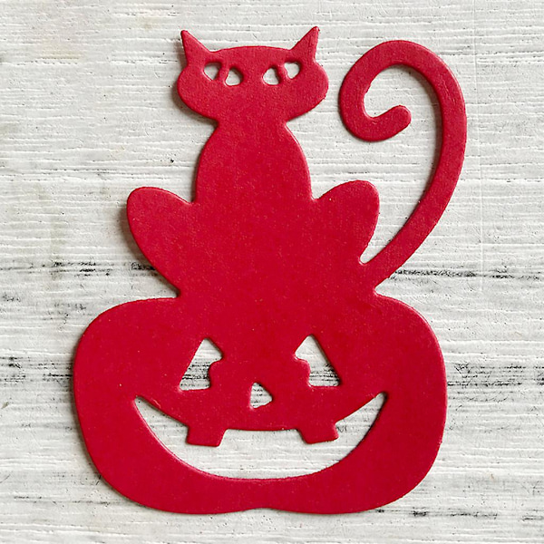 Halloween Pumpa Metallstansmall för DIY Scrapbooking Album Papperskort Mall Stansning Hantverk Dekoration
