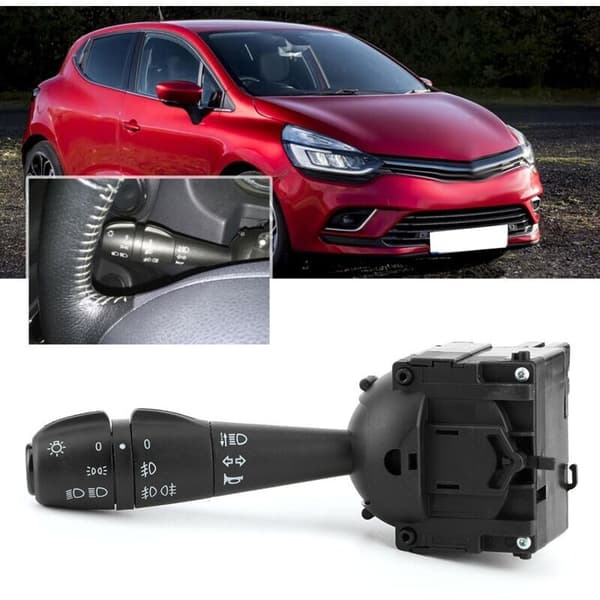 Blinklys-, frontlyktedimmer-, vindusvisker- og spylervæskebryter med spak for Renault Clio IV