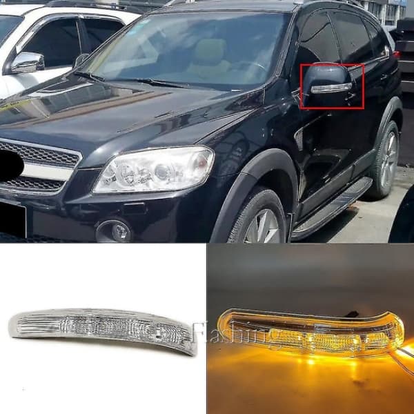 Et sæt bakspejle med blinklys og LED-sidemarkeringslys