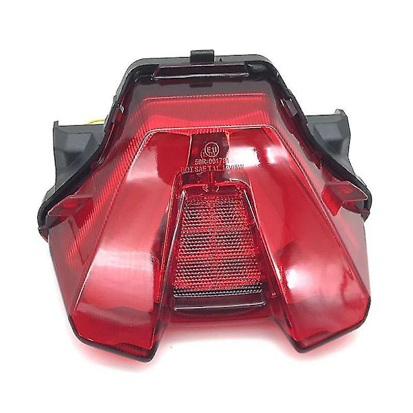 Motorsykkel LED Baklys Brems Bakre Blinklys Indikatorlampe Baklys Kompatibel Med MT-07 2021+ Rød