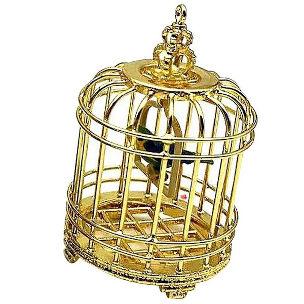 Miniatyyri Lintukooppi Pieni Lintuhäkki Pieni Lintukooppi Koriste Kultainen 5X4CM Golden 5X4CM