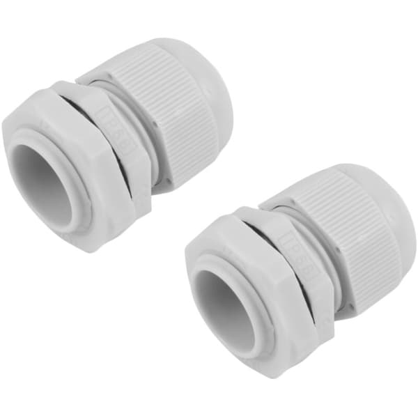 5 x M20 White Cable Gland Lock for Waterproof Compression Cable 20mm