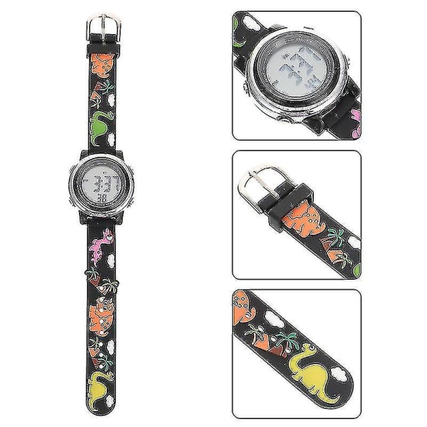 Sarjakuvakuvioinen vedenpitävä watch digitaalinen led- watch pojille ja tytöille