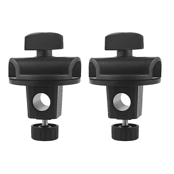 2 st Universal Mikrofonarmsklämmor Mic Tillbehör Justerbara Spännen 10x5cm