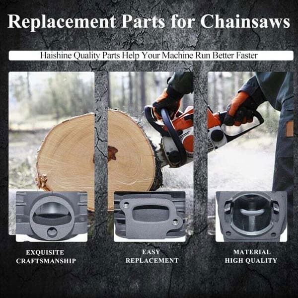 Cylinder and Piston Kit for Chainsaws - ZOR® - 44 mm - Compatibility: 350, 346, 351, 353 - Includes Decompression Valve