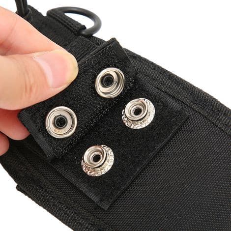 Nylon Protective Case for Walkie-Talkie, with Adjustable Strap, Compatible with Kenwood MSC-20C