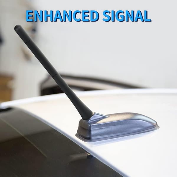 Universal 2-pak Sort AM/FM Bilantenne, 18,5cm/6,5cm til SUV/Lastbil/Hatchback_tfrf