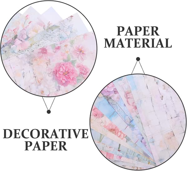 DIY Scrapbook Paper for Crafts, Decorative Background Paper
