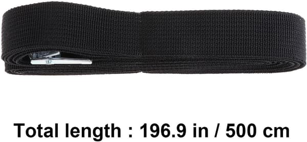5 stk. nylon lastsurringsremme med spænder af zinklegering til bil