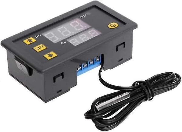 24V 20A W3230 LCD Digital Termostat Kontroller Regulator Højtemperaturalarm