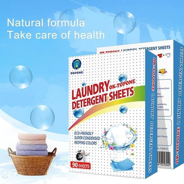 Concentrated Laundry Detergent Sheets 180 Pieces Liquid Laundry Detergent Sheets Laundry Detergent Strips