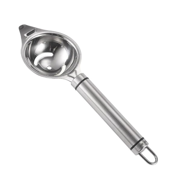 Eggvite-separator i rustfritt stål, redskapsorganisator, glidelåspose, oppvaskbørsteholder, potter og panner