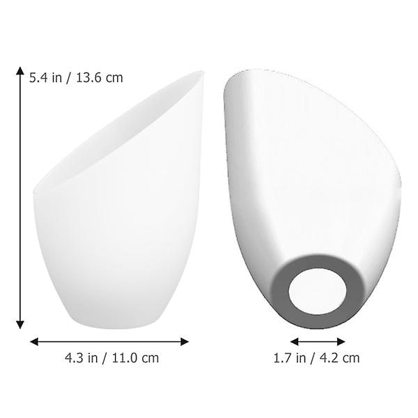 5 st Hästsko Design Lampskärm Mångsidig Lampskärm Bordslampskärm Ljustillbehör Vit 13.6x11x4.2