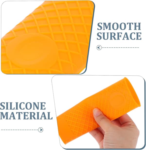 4st Pan Handle Cover Cookware Handle Sleeve Silicone Insulated Heat Resistant Durable