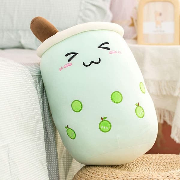 Bubble Tea Plyslegetøj Grøn 50cm