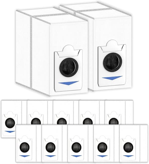 Pölypussit 12 kpl ECOVACS DEEBOT T30S T30S Combo X2 Combo -lisävarusteisiin [Ho]