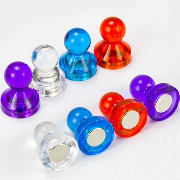 Push-pin-magneetti, käytännöllinen jääkaappimagneetti, täydellinen valkotaululle