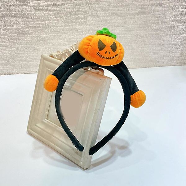 Halloween-diadem med djävulskostym, kreativ pumpa-diadem, Cosplay-huvudbonad