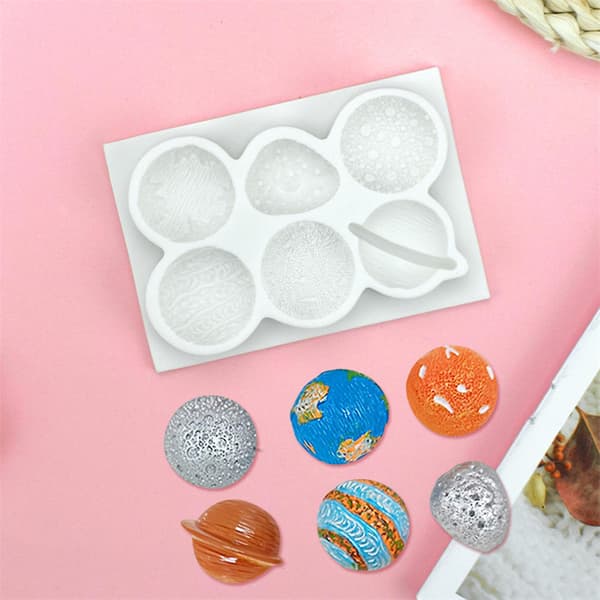 Godisform Planetformet Silikonmateriale For Baking Kake Fondant