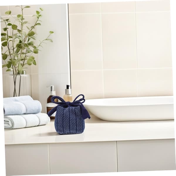 Denim Cosmetic Storage Bag, Small Makeup Organizer