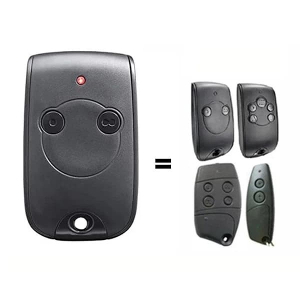 2-pack garage door remote controls, compatible with SOMFY KEYGO RTS, garage door control
