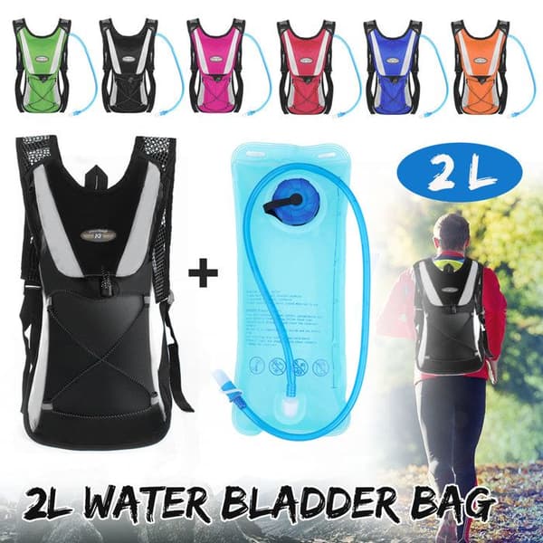 TEMPSA Hydration Backpack for Cycling, Ultralight Jacket for Marathon Running, Trail Running, Cycling, Hiking, Black