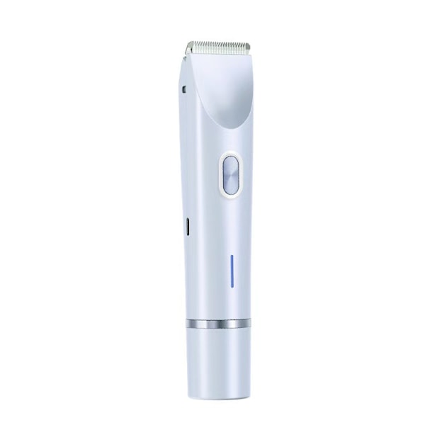 2-i-1 Bikini Trimmer Elektrisk Barbermaskin for Kvinner, Vanntett, Hårfjerning for Barbering av Ben, Armer, Armhuler Ansikt Rosa, Dobbelthode Blue
