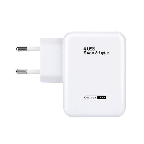 4 USB-lader Europe Standard Oppvaskbørste Kjøkkenutstyr Organizer Vektskål Fruktkurv Mat Krydder Prime Kn