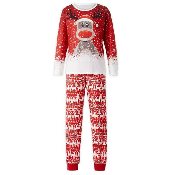 Christmas Pyjamas Familiegave Langermet Holiday Pyjamas SetMom XL