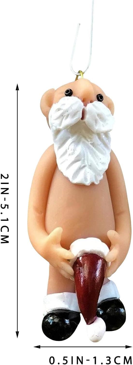 Julepynt Salg Naughty Santa Juletrepynt