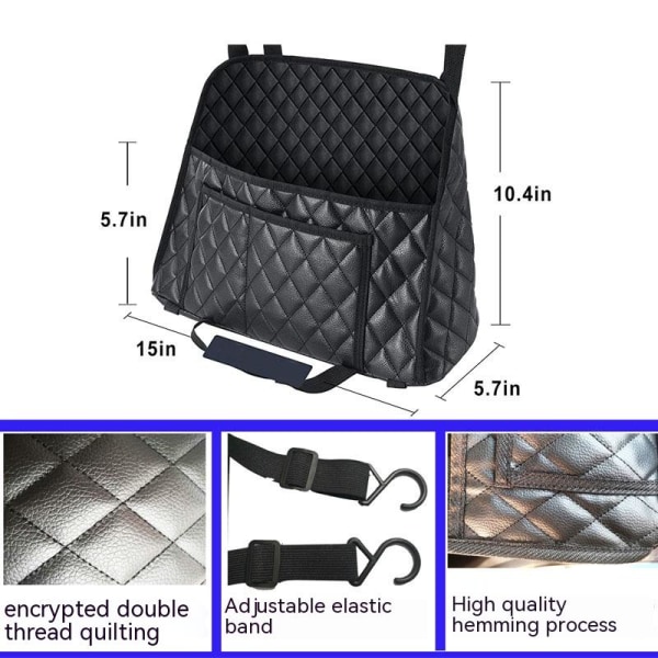 Handväskhållare för handväska för bilnät, uppgraderad handväskhållare för organizer och förvaring, handväskhållare för bil
