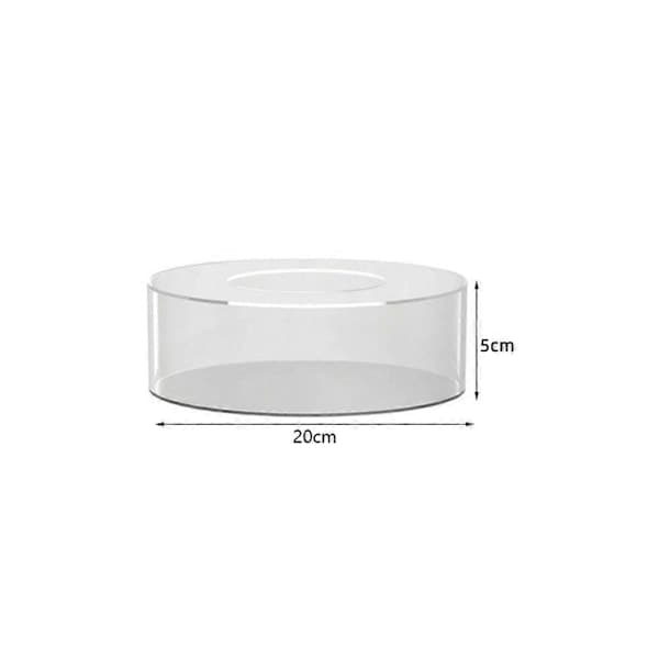 Acrylic Cake Tray Round Cake Tray DIY Cake Refillable Disc Base Clear Cake Stand