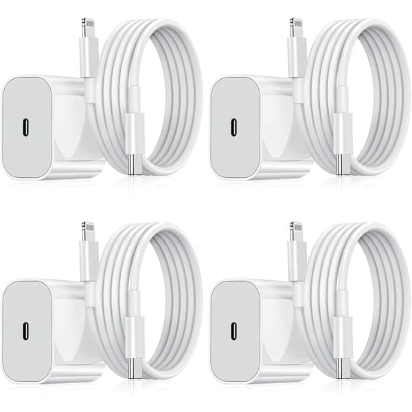 iPhone-lader - Hurtiglader - Adapter + Kabel 20W USB-C Hvit 4-pakning iPhone（NT） 4-pakning iPhone 4-pakning iPhone 4-pakning iPhone 4-pakning iPhone iPhone 4-Pack