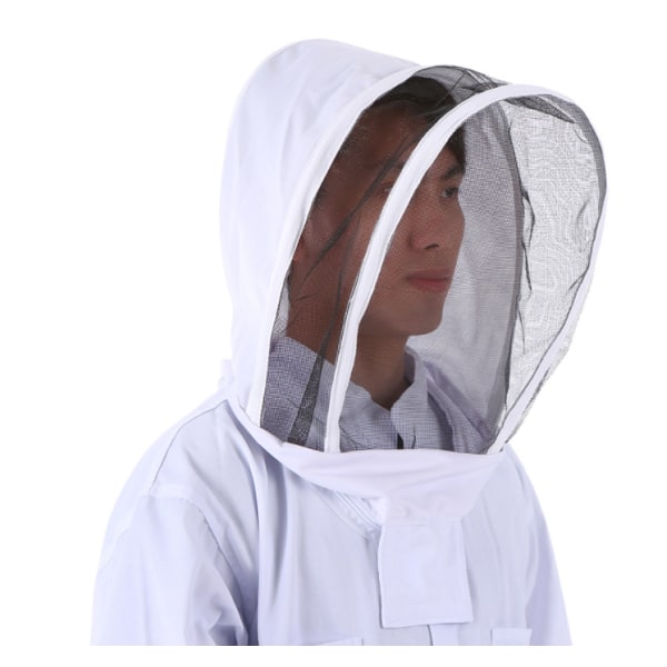 Birøkterklær (XL) birøkterverktøy bieklær fortykket bomull anti-biklær i ett stykke beskyttelsesklær bieklær