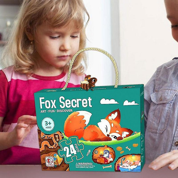 Djurpussel för barn 22 pussel för småbarn Lärande pedagogiska pusselleksaker för pojkar och flickor 3-12 år Barnset