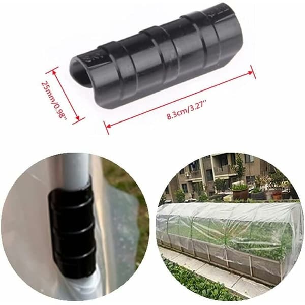 Pakke med 50 klips for drivhus 25 mm