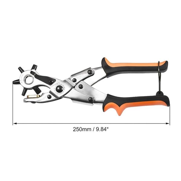 Leather Hole Punch, Set for Belts, Shoes, Fabrics, DIY and Craft Projects, Multi-Hole