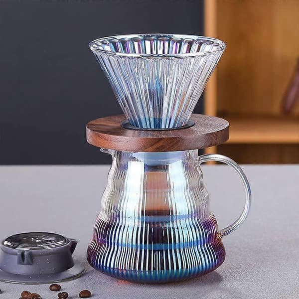 Glaskaffekop til Pour Over, Dripper, Camping, Rejsesæt, Bærbart Pour Over-kit
