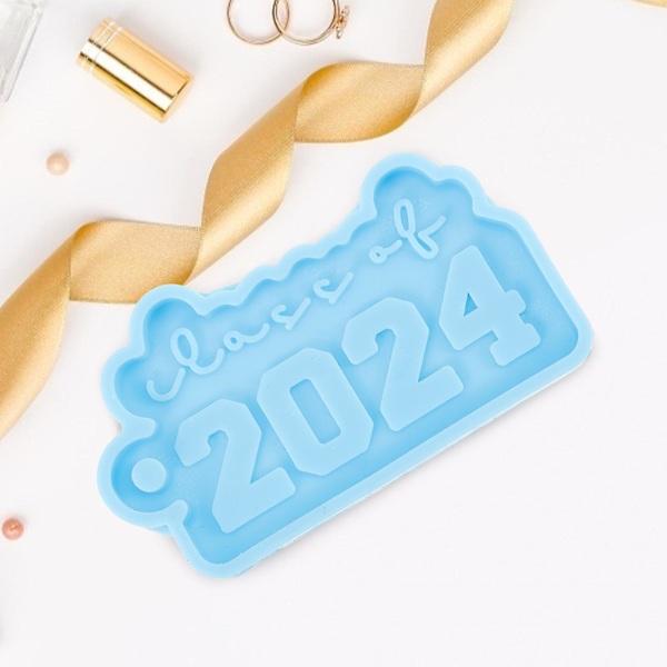 3 stk. Silikon Nøglering Graduation Seasons Forme Klasse 2024 Nøglering Forme Vedhæng Silikon Forme Si
