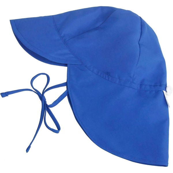 Solhatt for småbarn UPF 50+ Solhatt for smågutter Solbeskyttelse Solhatter for smågutter Sommerstrandhatt Gutt Jente Royal Blå 2 4T E Royal Blue 2 4T